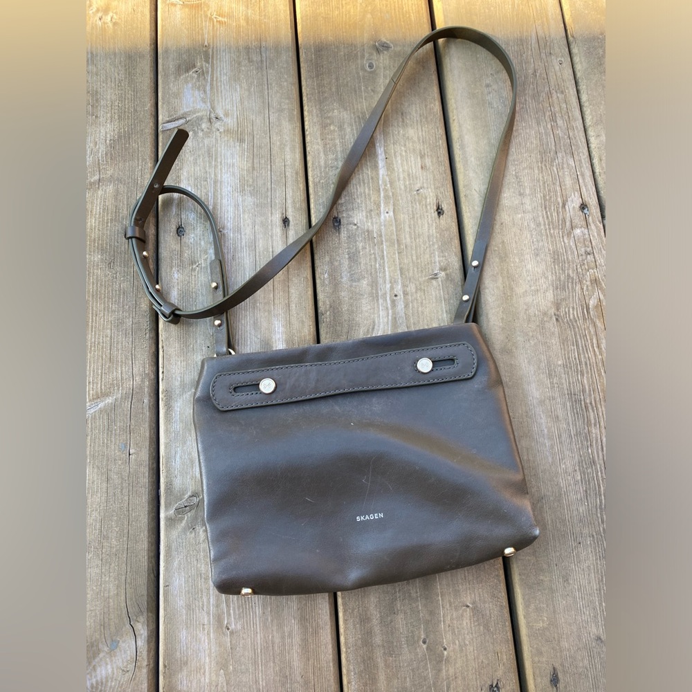 SKAGEN Olive Green Crossbody Bag